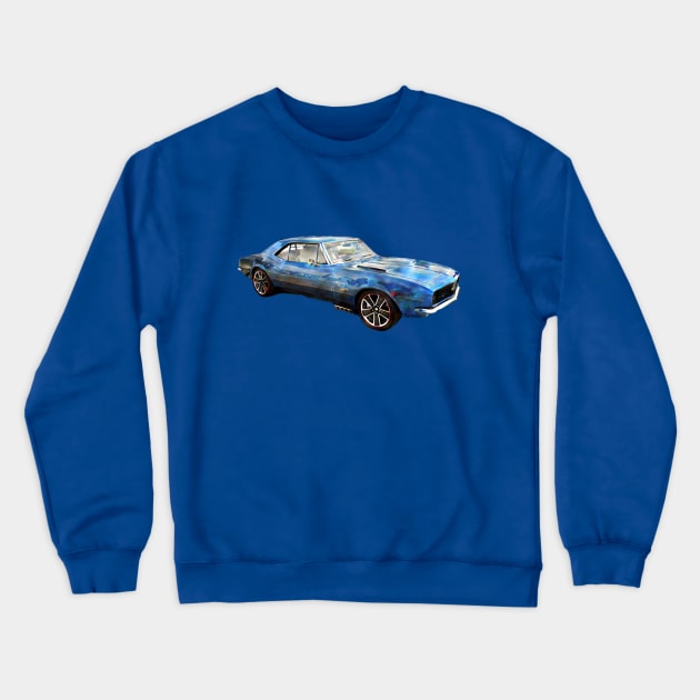 Classic Chevy Camaro Crewneck Sweatshirt by philosophizerx